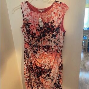 Size 14, dress barn dres, rouched side